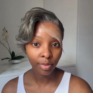GREY PIXIE WIG